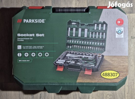 Parkside 94 részes dugókulcs készlet