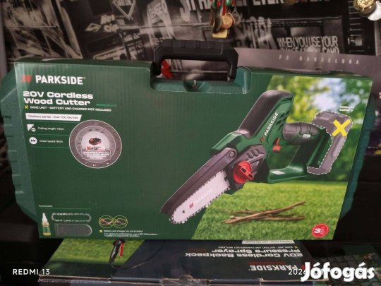 Parkside Akkus kézi láncfűrész Új 3 év garanciával akku/töltő nélkül