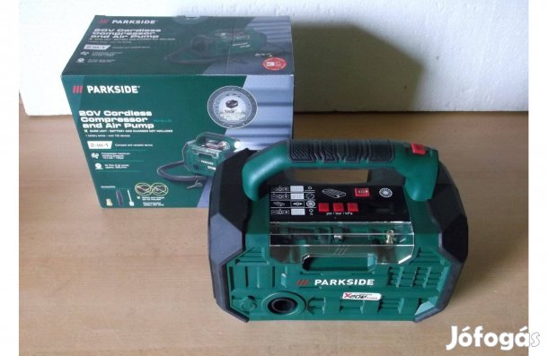 Parkside PKA 20-LI D3 akkus kompresszor és légszivattyú