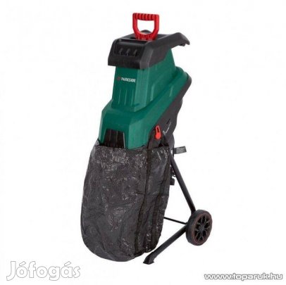 Parkside PMH 2400 C3 Csendes száraprító, késes aprító gyűjtőzsákkal,