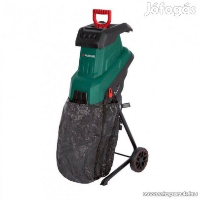 Parkside PMH 2400 C3 Csendes száraprító, késes aprító gyűjtőzsákkal,