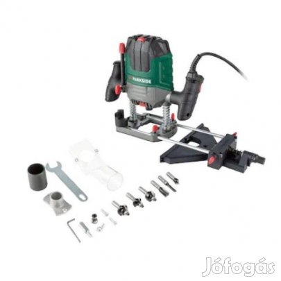 Parkside POF 1200 D3 1200W felsőmaró, 6 tartozékkal