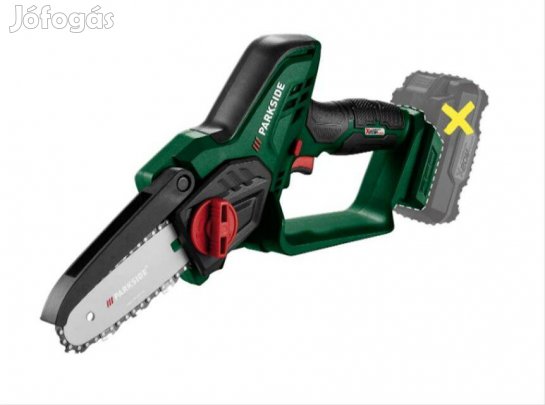 Parkside Paghs 20 V akkus láncfűrész cserjevágó bozótvágó 3 év gari új