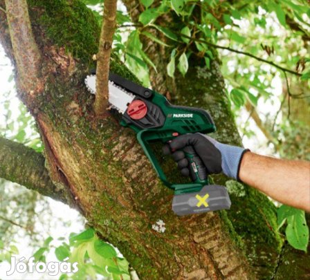 Parkside Paghs 20 Voltos akkus mini láncfűrész cserjevágó 3 év gari új