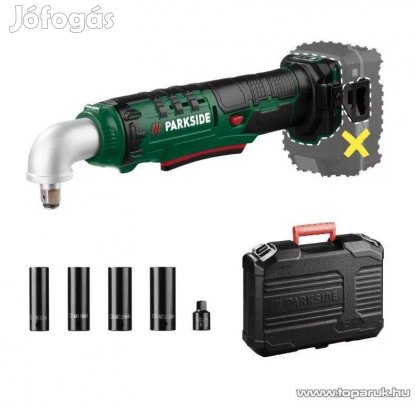 Parkside Paws 20 A1 Akkus sarok csavarozó / ütvecsavarozó 4 db Cr-Mo d
