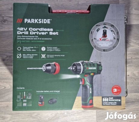 Parkside Pbsa 12 E4 28nm fúró csavarozó