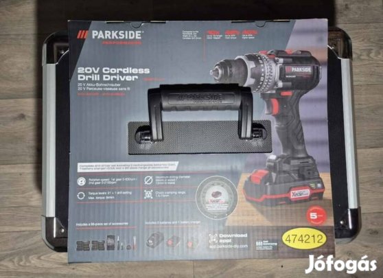 Parkside Pbsap 20-Li A1 64nm akkus fúró-csavarozó  készlet