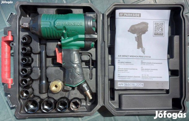 Parkside Pdss 310 C6 sűrített levegős ütvecsavarozó kofferben