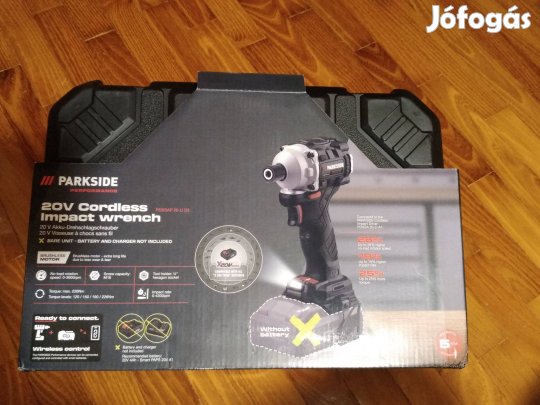 Parkside Pdssap 226 Nm 20 Volt akkus ütvecsavarozó bontatlan 5 év gari