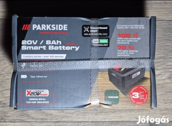 Parkside Performance 20V 8AH akkumulátor
