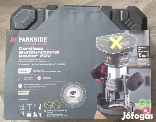 Parkside Performance 20-Li A1 felső- és sarokmaró