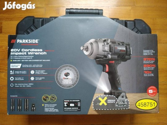 Parkside Performance Passp 1898 Nm akkus ütvecsavarozó 5év magyar gari
