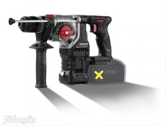 Parkside Performance Pkhap 20V 3J akkus vésőgép fúrókalapács 5év gari