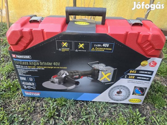 Parkside Performance Pwsap 40-Li 2 akkus sarokcsiszoló flex