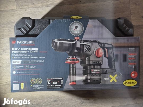 Parkside Performance akkus fúrókalapács 20V Pkhap 2058 A1 5.8J