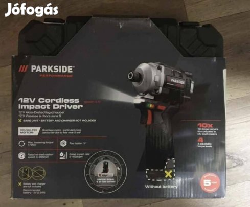Parkside Performance akkus ütvecsavarozó 12V Pdssap 12 A1