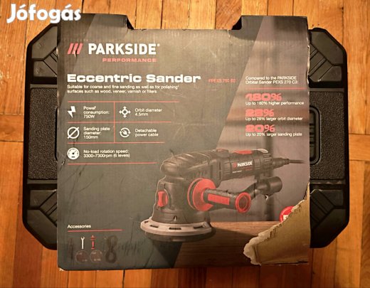 Parkside Performance excentercsiszoló Ppexs 750 B2 csiszológép