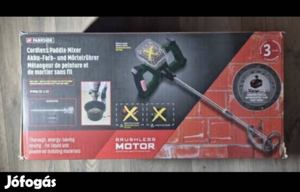 Parkside Pfmra 20-Li B2 akkus festék és habarcskeverő
