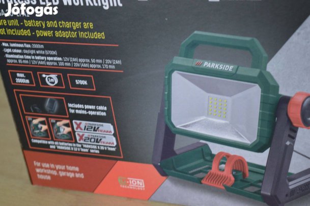 Parkside Plsa 20-Li A1 Solo Akkus LED lámpa,
