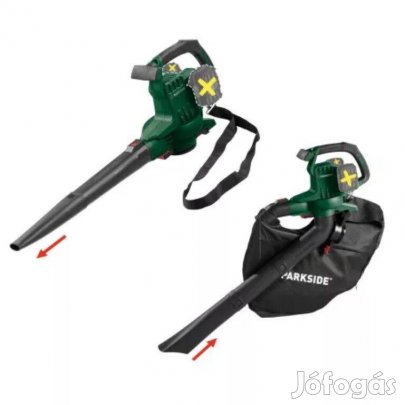 Parkside Plsa 40-Li D3 kettő akkus lombszívó - fúvó 40V