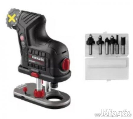 Parkside Ppakf 12 A1 Akkus élmaró / felsőmaró + 6 részes marófejkészle