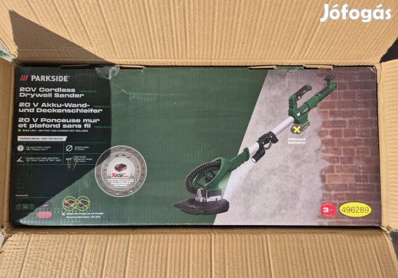 Parkside akkumulátoros falcsiszoló zsiráf Pwdsa 20-Li A1