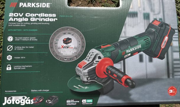 Parkside akkus flex full szett,4ah akkuval,új bontatlan 3 év garancia