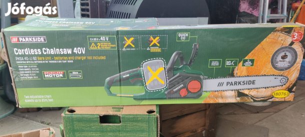 Parkside akkus láncfűrész (2x20 Volt)