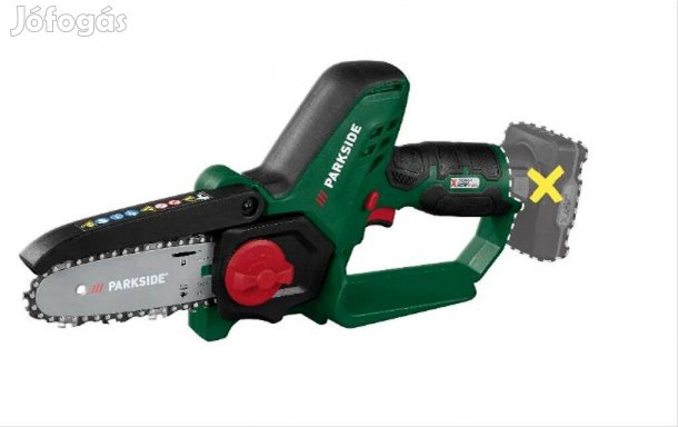 Parkside akkus mini láncfűrész ágvágó cserjevágó bozótvágó új 3év gari