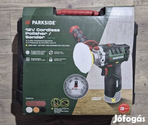 Parkside akkus polírozó Paap 12 E5