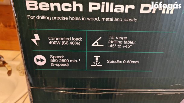 Parkside állványos fúró új