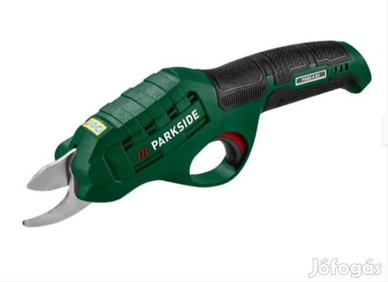 Parkside beépített li-ion akkus metszőolló akkus kerti olló 3 év gari