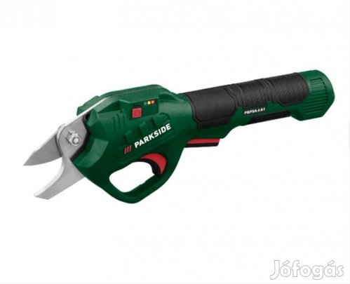 Parkside beépített li-ion akkus metszőolló új kerti olló 3 év garancia