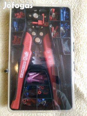 Parkside blankoló fogó krimpelő fogó érvéghüvely fogó 231 db-os szett