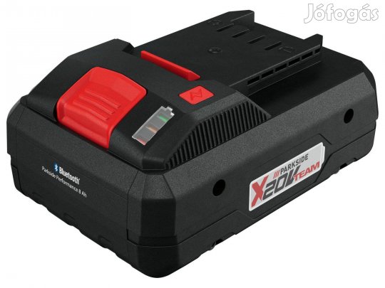 Parkside bluetooth smart akku 20 Volt 4 Ah ingyenszállítás 3 év gari