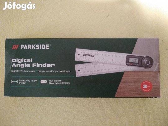 Parkside digitális szögmérő vonalzóval, 0-360 fok között mér új termék