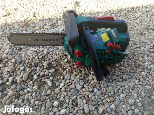 Parkside egykezes, gallyazó, felső markolatos láncfűrész, fűrész 