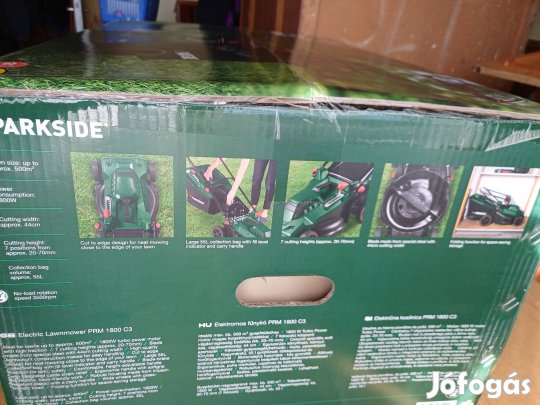 Parkside elektromos fűnyíró, teljesen új