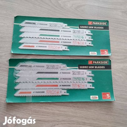 Parkside fűrészlapok újak egyben olcsón eladó (10 db)