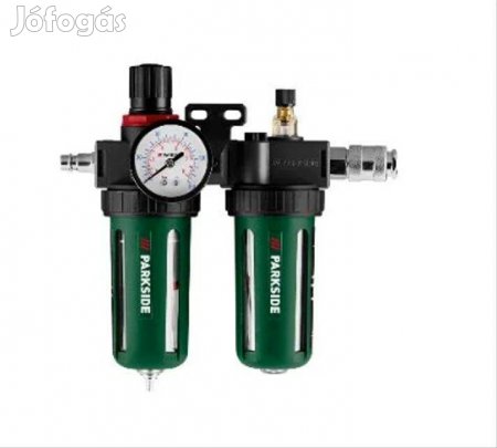 Parkside légszűrő+vízleválasztó+olajozó festéshez, kompresszorhoz, új