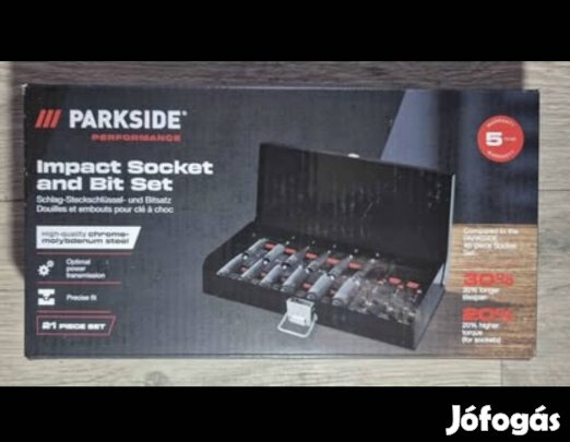 Parkside performance 21 részes dugókulcs készlet 