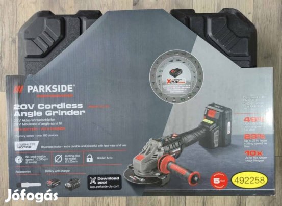 Parkside performance Pwsap 20-Li F6 sarokcsiszoló