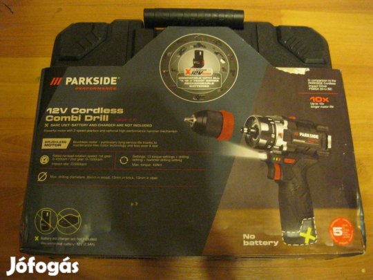 Parkside performance akkus ütvefúró csavarozó 12V