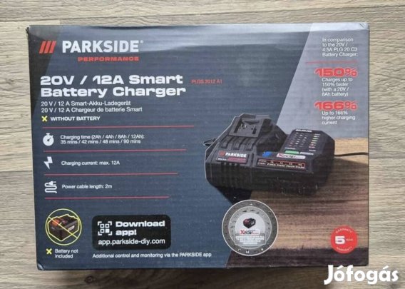 Parkside performance smart akkumulátor töltő Plhs 2012 A1