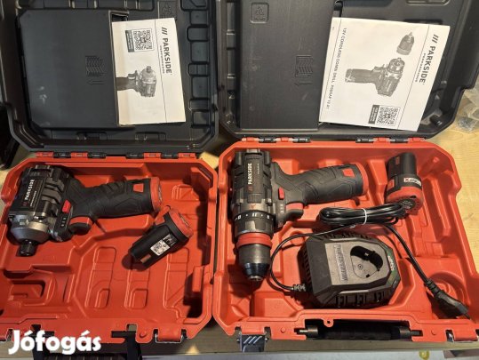 Parkside performance x12 ütvefúrós csavarbehajtó + ütvecsavarozó