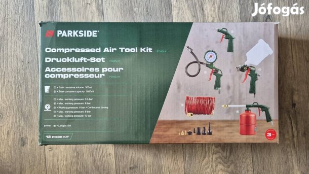 Parkside sűrített levegős készlet Pdws A1