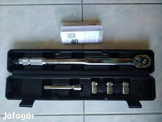 Parkside új nyomaték kulcs készlet, 80 Nm-210 Nm, 1/2" nyomatékkulcs