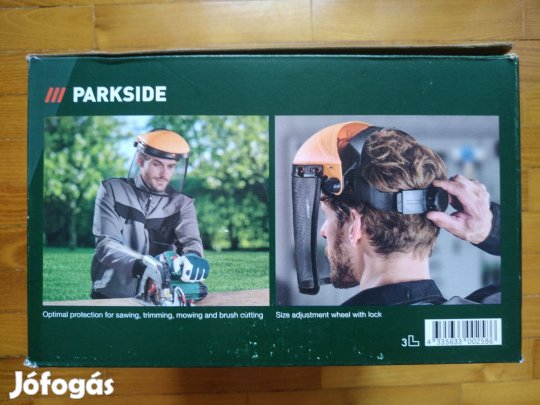 Parkside védőpajzs védőmaszk fűkaszáláshoz favágáshoz szegélynyíráshoz