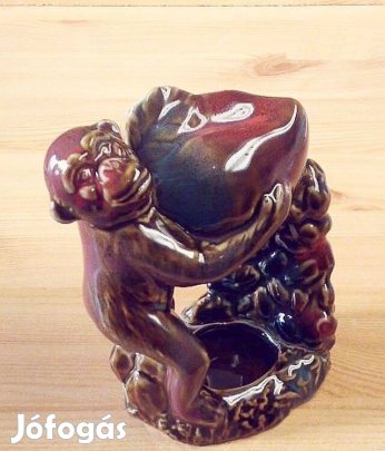 Párologtató kerámia majom mangó gyümölccsel