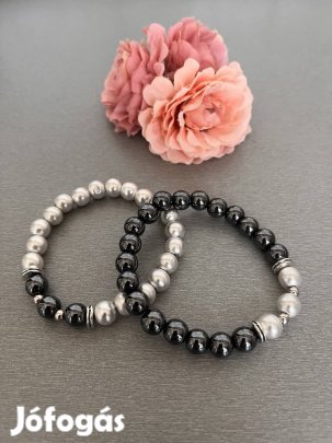 Páros ásványkarkötő